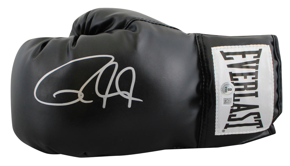 Roy Jones Jr. Authentic Signed Black Left Hand Everlast Boxing Glove BAS Witness