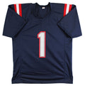 A.J. Brown Authentic Signed Navy Pro Style Jersey Autographed BAS Witnessed