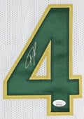 Giannis Antetokounmpo Authentic Signed White Pro Style Framed Jersey JSA