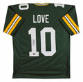 Jordan Love Authentic Signed Green Pro Style Jersey Autographed BAS Witnessed 2