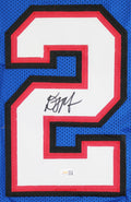 D.J. Moore Authentic Signed Blue Pro Style Jersey Autographed BAS Witnessed