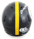 Steelers Terry Bradshaw Authentic Signed Speed Mini Helmet BAS Wit #3W002372