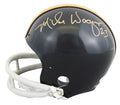 Steelers (3) Bleier, Wagner, Fuqua Signed VSR4 Rep Mini Helmet JSA #AZ44236