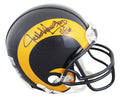 Rams Jack Youngblood Authentic Signed VSR4 Rep Mini Helmet BAS #BA34452