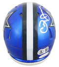 Cowboys Jimmy Johnson & Jerry Jones Signed Flash Speed Mini Helmet BAS Witnessed
