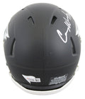 Eagles Carson Wentz Authentic Signed Flat Black Mini Helmet Fanatics A438783