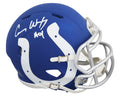 Colts Carson Wentz Authentic Signed AMP Speed Mini Helmet Fanatics #B064596