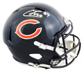 Bears Colston Loveland Signed Full Size Speed Rep Helmet W/ Case JSA Witnessed