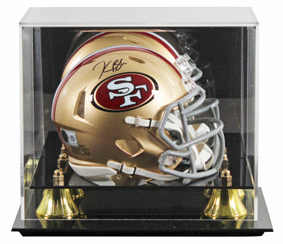 49ers Kaelon Black Authentic Signed Speed Mini Helmet W/ Case BAS Witnessed