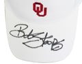 Oklahoma Bob Stoops Authentic Signed White Visor Autographed BAS Witnessed