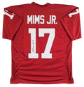 Oklahoma Marvin Mims Authentic Signed Maroon Pro Style Jersey JSA Witness