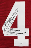 Oklahoma Brian Bosworth "Boomer Sooner" Signed Maroon Pro Style Jersey JSA Wit