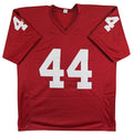 Oklahoma Brian Bosworth "Boomer Sooner" Signed Maroon Pro Style Jersey JSA Wit