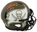 Buccaneers Ronde Barber "HOF 23" Signed STS F/S Speed Proline Helmet W/ Case BAS