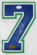 Dennis Rodman Authentic Signed White Pro Style Jersey Autographed JSA Witness