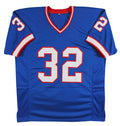 O.J. Simpson Authentic Signed Blue Pro Style Jersey Autographed JSA Witness