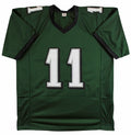 A.J. Brown Authentic Signed Green Pro Style Jersey Autographed JSA