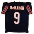 Jim McMahon Authentic Signed Navy Pro Style Jersey Autographed JSA Witness