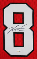 Georgia Jalen Carter Authentic Signed Red Pro Style Framed Jersey JSA Witness