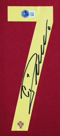 Cristiano Ronaldo Portugal Authentic Signed Red Nike Framed Jersey BAS #AE64201