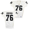 Raiders Steve Wisniewski Authentic Signed White Starter Jersey BAS #BU55004