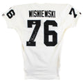 Raiders Steve Wisniewski Authentic Signed White Starter Jersey BAS #BU55004