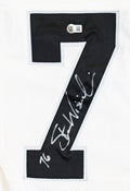 Raiders Steve Wisniewski Authentic Signed White Starter Jersey BAS #BU55004