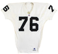 Raiders Steve Wisniewski Authentic Signed White Starter Jersey BAS #BU55004