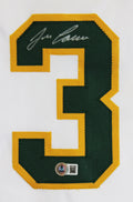 Jose Canseco Authentic Signed White Pro Style Jersey Autographed BAS Witnessed