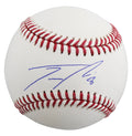 Rangers Josh Smith Authentic Signed OML Baseball Autographed BAS Witnessed