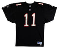 Falcons Billy Joe Tolliver Signed Twice Black Russell Athletic Jersey BAS