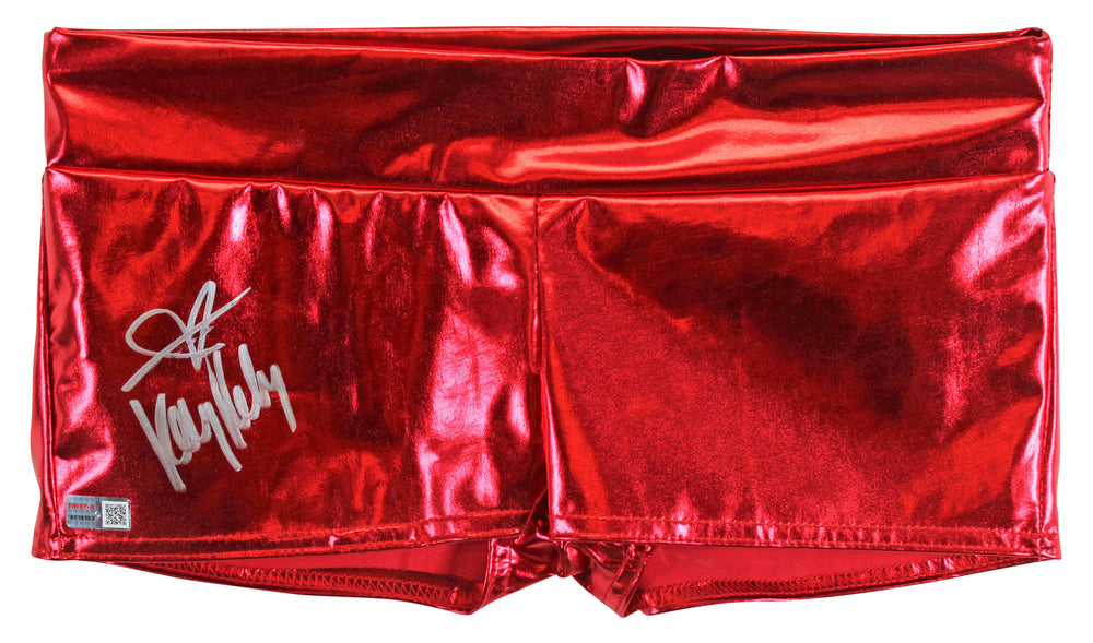 Kelly Kelly Authentic Signed Red Shorts Autographed Tri Star #8038503