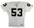 Raiders Rob Fredrickson Authentic White Starter Size 44 Jersey