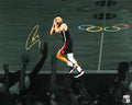 USA Stephen Curry Signed 16x20 Night Night Horizontal Spotlight Photo Framed BAS