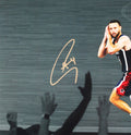 USA Stephen Curry Signed 16x20 Night Night Horizontal Spotlight Photo Framed BAS