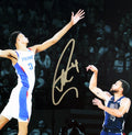 USA Stephen Curry Signed 16x20 Vertical Spotlight Framed Photo Vs Wembanyama BAS