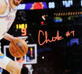 Thunder Chet Holmgren Signed 16x20 Horizontal Framed Photo Vs Suns JSA