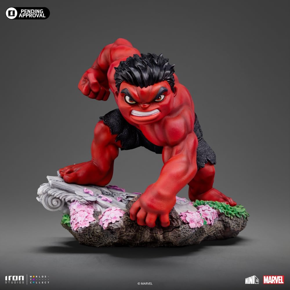 Iron Studios Marvel Studios Captain America: Brave New World Red Hulk Minico Statue