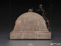 Iron Studios Star Wars The Mandalorian Boba Fett & Fennec Shand on Throne Deluxe 1:10 Scale Statue