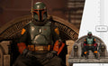 Iron Studios Star Wars The Mandalorian Boba Fett on Throne Deluxe 1:10 Scale Statue