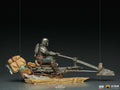 Iron Studios The Mandalorian on Speederbike Deluxe 1/10 Scale Statue