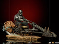 Iron Studios The Mandalorian on Speederbike Deluxe 1/10 Scale Statue