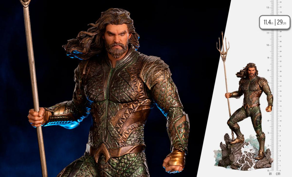 Iron Studios Zack Snyder's Justice League Aquaman Art Scale 1/10 Statue