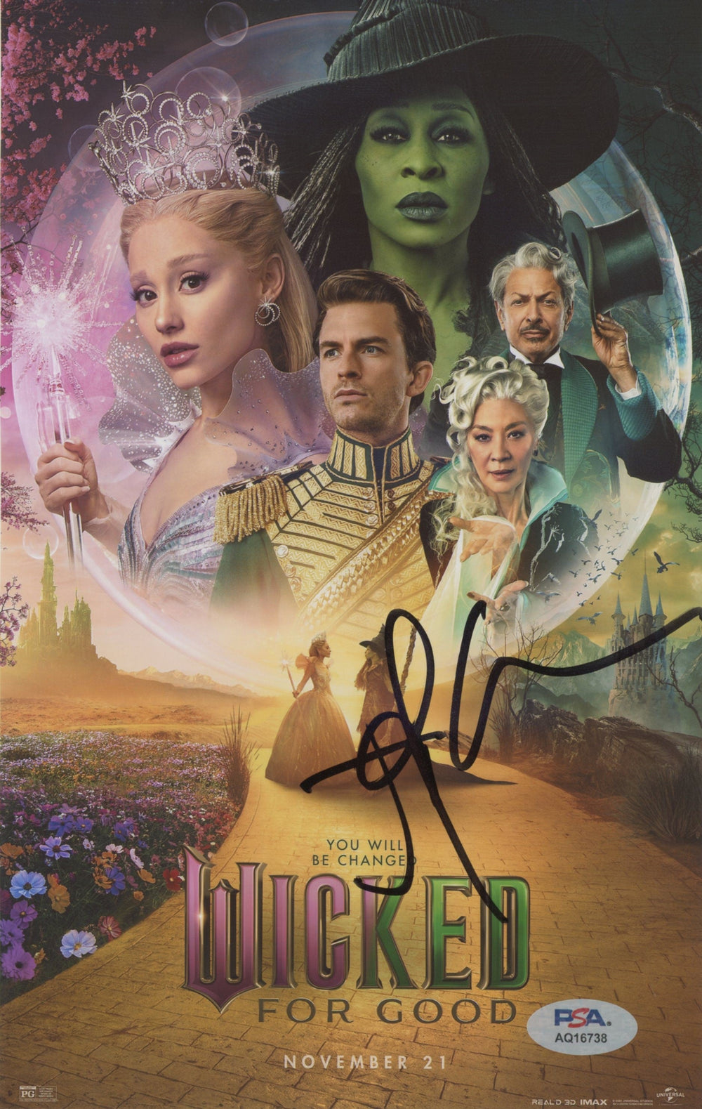 Jon M Chu Wicked Authentic Signed 8x10 Photo Autographed PSA/DNA #AQ16738