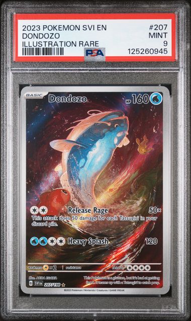 2023 SCARLET & VIOLET DONDOZO #207 PSA 9