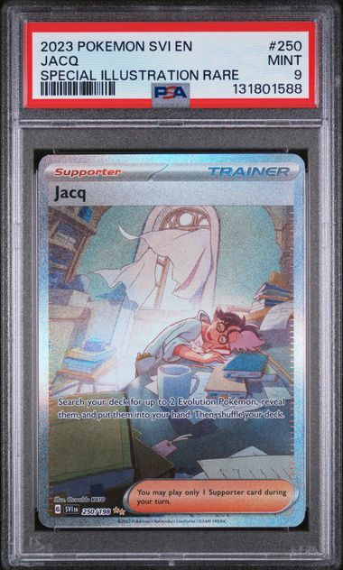 2023 POKEMON SCARLET & VIOLET JACQ #250 PSA 9