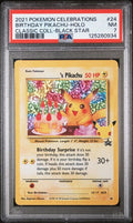 2021 POKEMON CELEBRATION BIRTHDAY PIKACHU #24 PSA 9