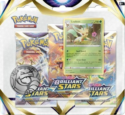 Brilliant Stars 3-Pack Blister w/ Leafeon Promo