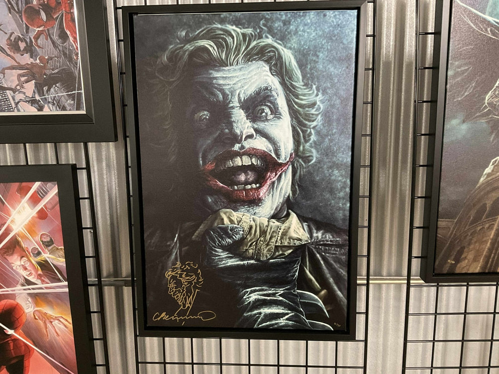 Lee Bermejo - The Joker Giclee on Canvas Signed and Remarked by Lee Bermejo ES 50 Made