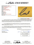 Lakers Luka Doncic Signed Yellow Nike Swingman Framed Jersey JSA #ZZ49680